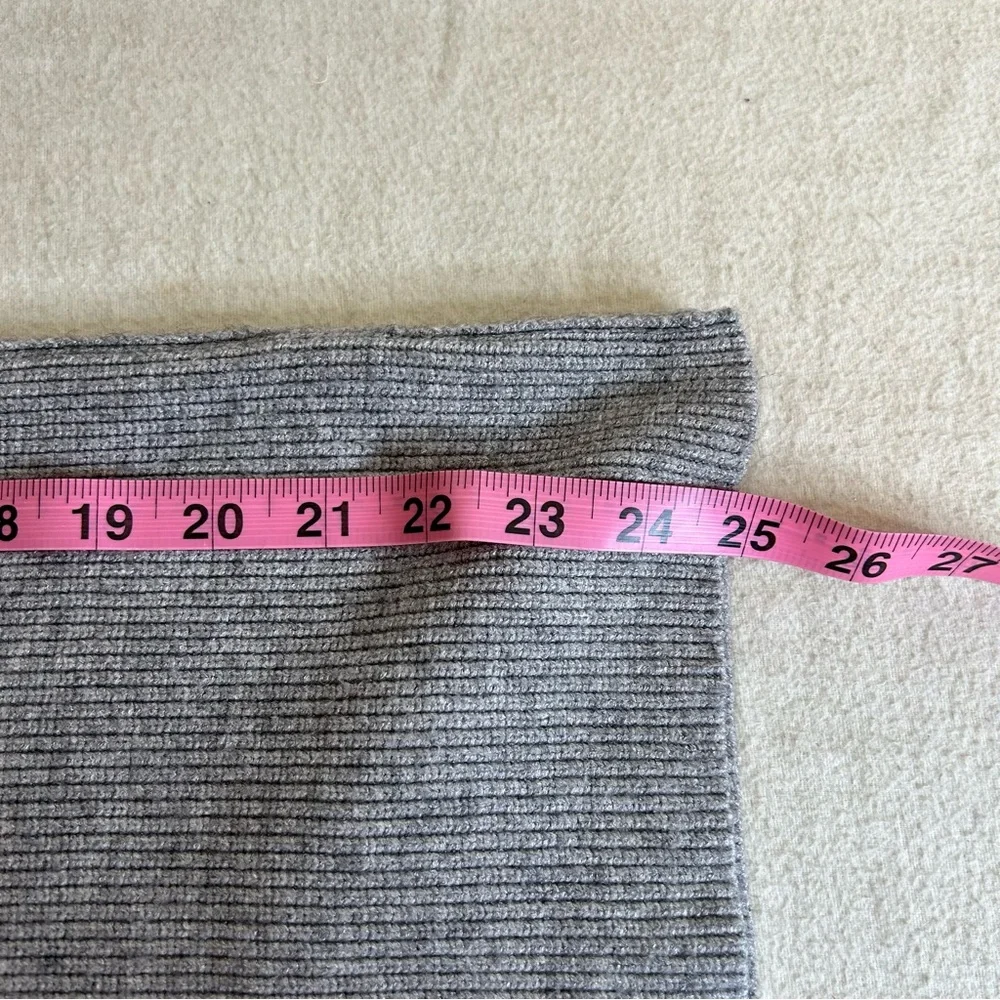 Free People Softly Structured‎ tunic turtleneck knit sweater gray size XS